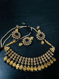 Stunning Black & Gold Jewelry Set🩶