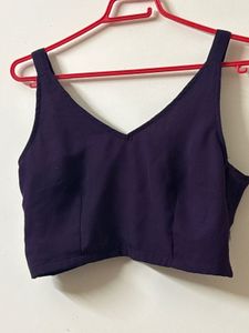 Purple palazzo with shrug set