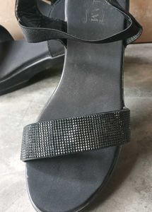 Sparkly Black heels Sandals