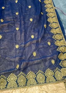 Saree Party Wear With Blouse Peic
