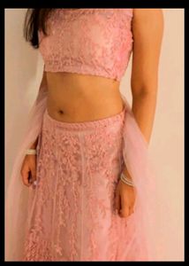 Designer Lehenga With Blouse And Dupatta