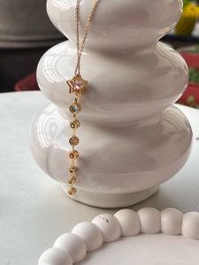 Star Charm Colorful Stone Necklace