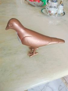 Homecenter Metal Bronze Bird Figurine
