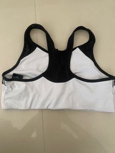 White &amp; Black Sports Bra