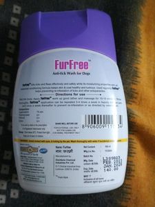 Dog Shampoo For Free from Ticks And Fleas