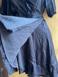 Chic Black Wrap Dress