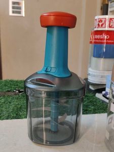 Manual Food Chopper &amp; Oil Dispenser