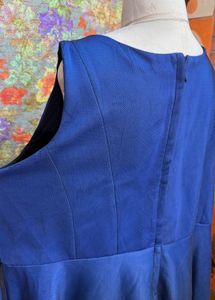 Elegant Royal Blue Tulle Dress