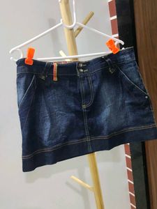 Short Denim Skirt