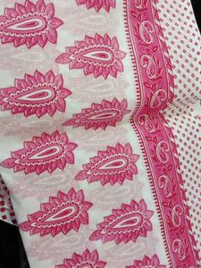 Beautiful Pink Floral Mekhala sador