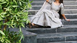 Elegant Grey Lehenga