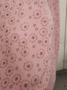 Cute Pink Floral Maxi Dress