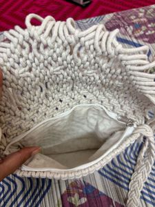 Macrame crossbody handmade bag