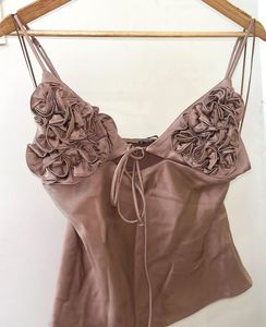 Elegant Rose Embellished Camisole
