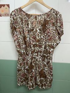 Chic Paisley Print Blouse