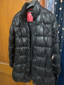 Stylish Black Puffer Coat for Women
