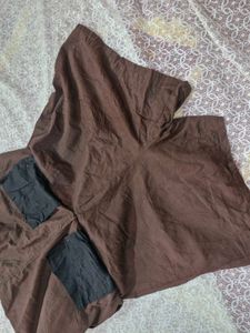Brown skort