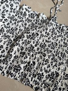 Chic Floral Smocked Off-Shoulder Top