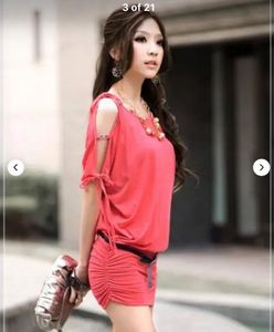 90’s Chic Ruched Sleeve Dress