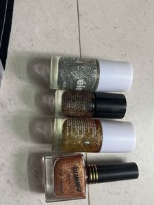 Glitter Nail Polish Set pack of 4