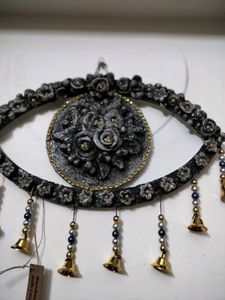 Wooden Wall Hanging With Clay Art
