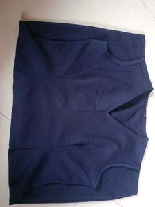 Classic Navy Blue Blouse