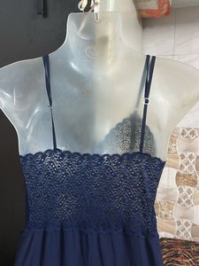 nevy blue nightgown
