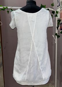 Elegant Ruffled Chiffon Mini Dress 🦢🤍