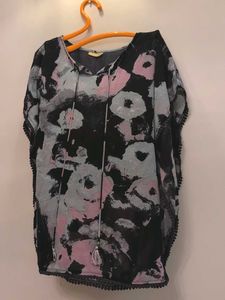 Abstract Print Tunic kaftan