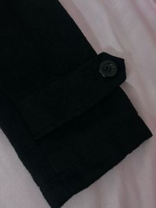 black pea coat