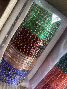 viral Glass Bangles Set