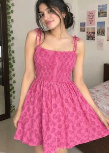 Cute Pink Smocked Dress