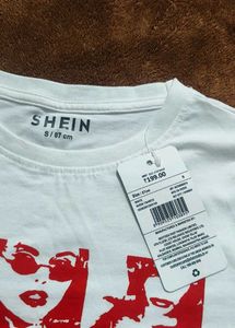 SHEIN Graphic Print Cropped T-Shirt