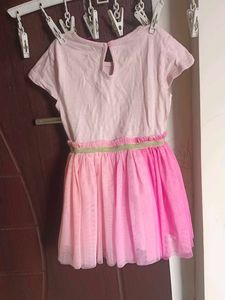 Cute Pink Butterfly Dress