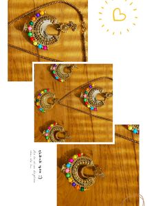 Punjabi Necklace With Earrings And Maangtikka