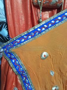Orange Kurta Set with Dupatta