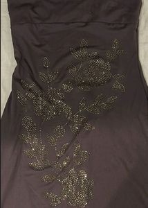Sparkling Floral Detail bodycon Mini Dress