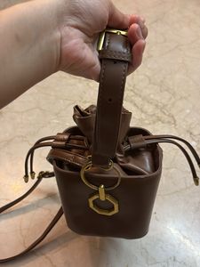 Stylish Brown Bucket Bag