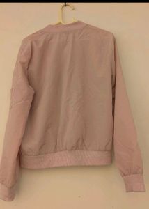 Light Pink Bomber Jacket