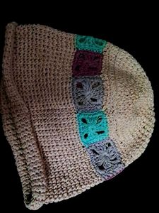 Handmade Crochet Beanie Hat PINK