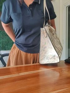 Abstract Print Tote Bag(Forever21)