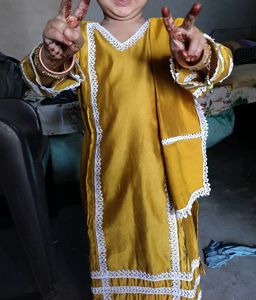 Cute Yellow Ethnic Dress