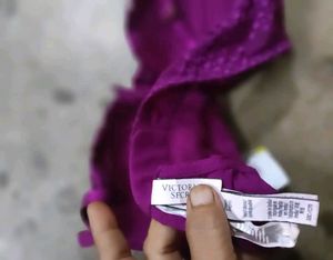 Victorias Secret Purple Lace Bra