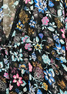 Chic Floral Kimono Tunic
