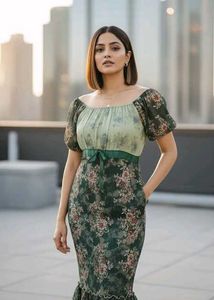 Floral Off-Shoulder Dress