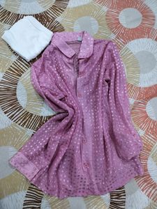 Partywear Magenta Shirt 🩷