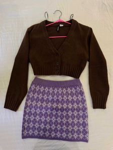 Chocolate X Lilac Coord