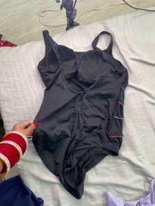 Chic Black One-Piece Swimsuit