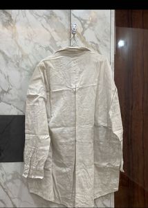 Oversized Linen Blend Shirt