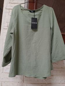 branded  Textured Top cum short kurti